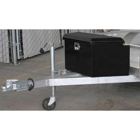 2-3 4 cu ft steel a-frame trailer tongue box|trailer tongue box harbor freight.